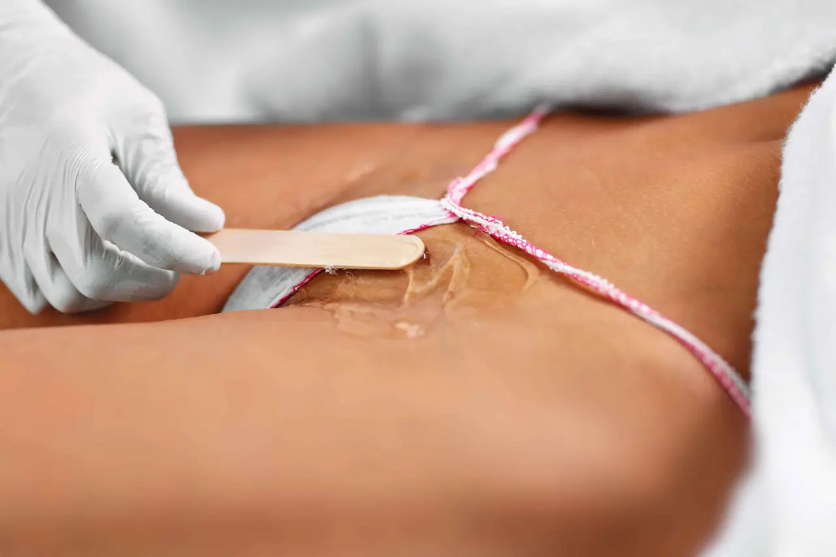 Woman getting a bikini wax at InnoVitale Spa